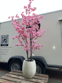 Kunst Bloesemboom in stijlvolle Mineral Haily pot