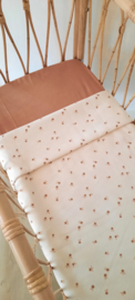 Hoeslaken peach uni