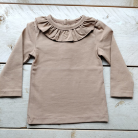 longsleeve kraag cacao