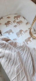 hoeslaken olifant grey