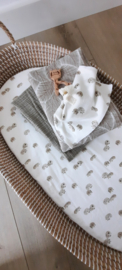 hydrofiel swaddle kiezel
