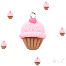 Trendy Bedels Resin - cupcake - per stuk