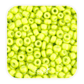 Rocailles 3mm - chartreuse neon - per 20 gram