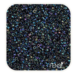 Delica 10/0 - Metallic black iris - 10 gram