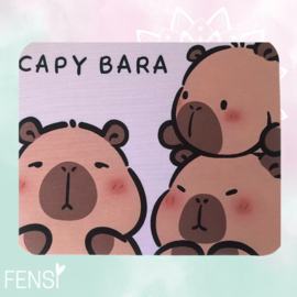 Capybara - muismat capy family - per stuk