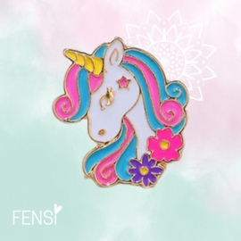 Emaille pins - unicorn - per stuk