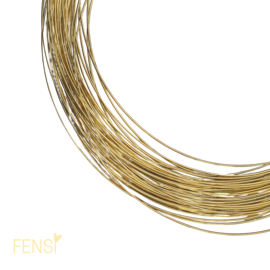 Raw Brass - Wire 0.8mm - rol 2 meter