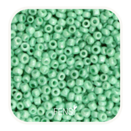 Rocailles 3mm - vivid mint green - 20 gram