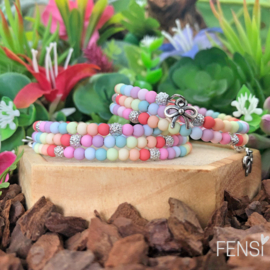 FENSI - Kinderarmband Sparkle  - candy rainbow - 2 maten - per stuk