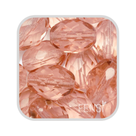 FP Oval Facet - crystal rosaline - per stuk