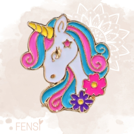 Emaille pins - unicorn - per stuk