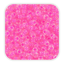 Miyuki Rocailles 8/0 - luminous bright pink 8-4301