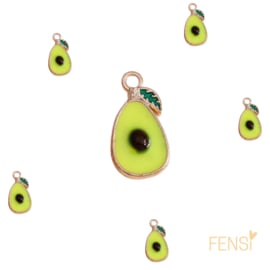 Trendy Bedels Emaille - avocado - per stuk