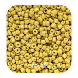 Rocailles 3mm - mustard yellow - 20 gram