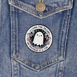 Emaille pins - spookje - per stuk