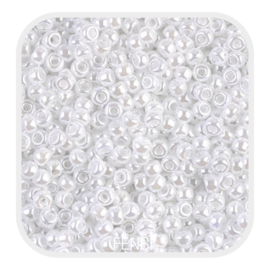 Miyuki Rocailles 8/0 - ceylon white pearl 8-528 - 25 gram
