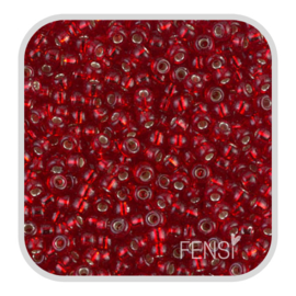 Miyuki Rocailles 8/0 - silverlined ruby 8-11 - 25 gram