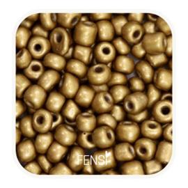 Rocailles 4mm - brass gold - per 20 gram