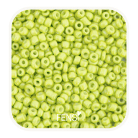 Rocailles 2mm - lime yellow - per 20 gram