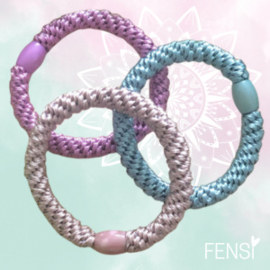 Hairties armbandjes - basic mix - set van 3