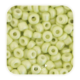 Rocailles 4mm - luminous soft green - per 20 gram