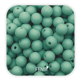 Acryl matte kralen 6 mm - shamrock green