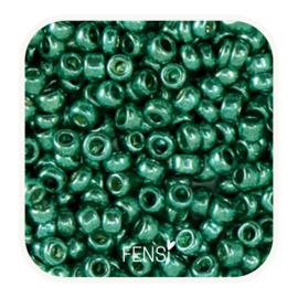 Rocailles 3mm - metallic shine ocean green - per 20 gram
