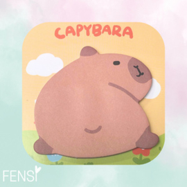 Sticky notes - capybara lazy - per stuk