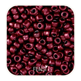 Rocailles 3mm - metallic cherry pink - per 20 gram
