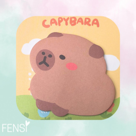 Sticky notes - capybara dreamy - per stuk