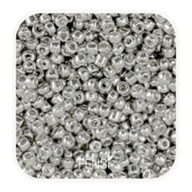 Rocailles 3mm - metallic shine silver - per 20 gram