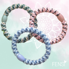 Hairties armbandjes - twist mix - set van 3
