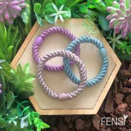 FENSI - haarelastiek armbandje - basic mix - set van 3