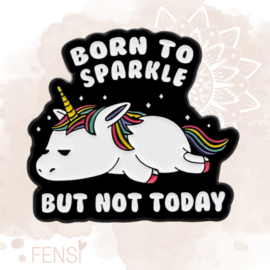 Emaille pins - no sparkle unicorn - per stuk
