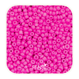 Rocailles 2mm - neon hot pink - per 20 gram