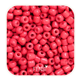 Rocailles 3mm - azalea red - per 20 gram