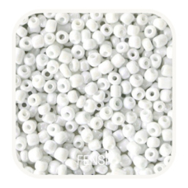 Rocailles 3mm - wit - per 20 gram