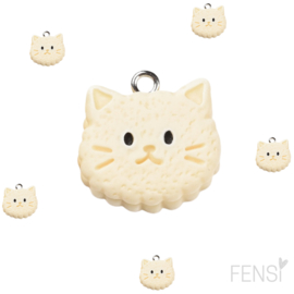 Trendy Bedels Resin - macaroon poes - per stuk