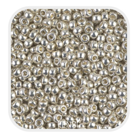 Miyuki Rocailles 8/0 - galvanized silver 8-1051