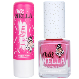 Miss Nella Lipbalm en Nagellak set - Watermelon Sugar Plum