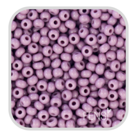 Preciosa rocailles 8/0 Natural Opaque Violet Purple