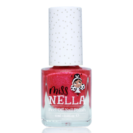 Miss Nella peel-off nagellak - Tickle Me Pink Glitter