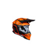 Just1 Helmet J-39 Poseidon Fluo Orange/Red/Black-