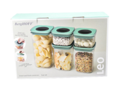 5-delige set  voedselcontainers smart seal BergHoff, Leo Line