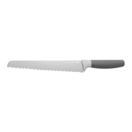 Leo line broodmes  grijs 23 cm met beschermhoes van BergHOFF