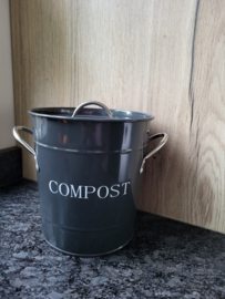 Compostbak houtskool zwart van Isabelle Rose
