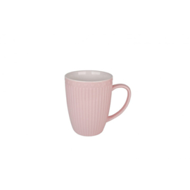 Beker roze met hartjes Isabelle Rose