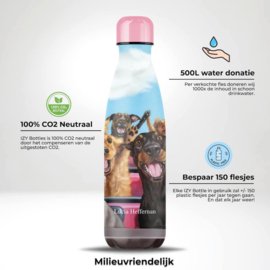 IZY thermo drinkfles "Thrill Seekers' van Lucia Heffernan, 500 ml