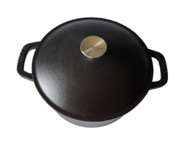 Braadpan houtskool zwart mat van Slic.
