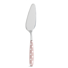Taartschep roze met witte stippen Isabelle Rose